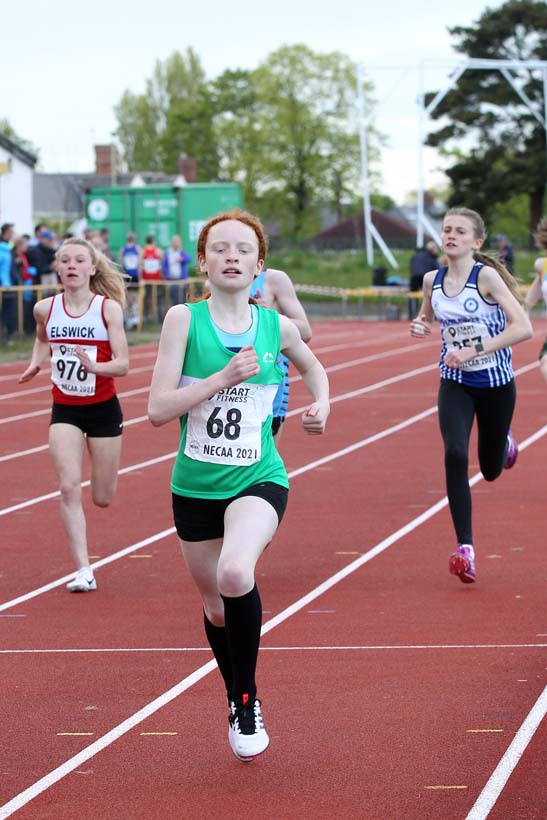 800 metres, 2021 North East Grand Prix No. 2, Monkton, Wednesday, May 19th. Photo: David T. Hewitson/Sports for All Pics